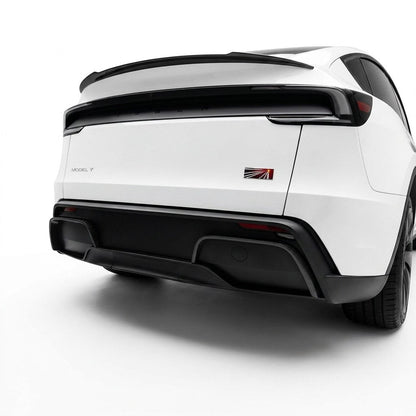 Real Carbon Fiber Rear Diffuser Bumper Trim for Model Y Juniper