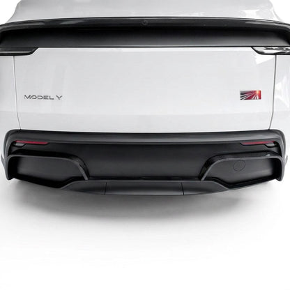 Real Carbon Fiber Rear Diffuser Bumper Trim for Model Y Juniper