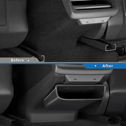 Rear Center Console Cover & Storage Box for Model 3 Highland & Model Y Juniper | TPE Protection