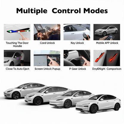 RGB Wireless Electric Door Handles for Model 3 & Model Y | Tesery
