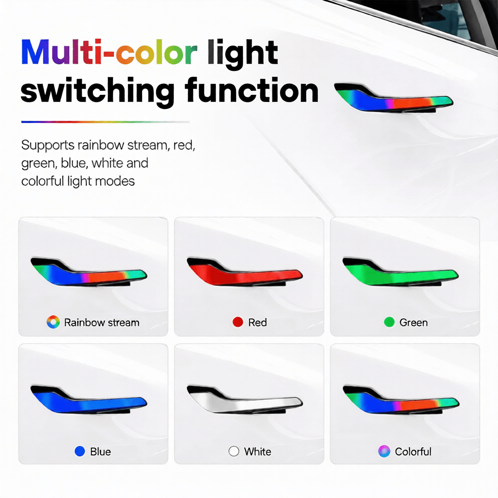 RGB Wireless Electric Door Handles for Model 3 & Model Y | Tesery