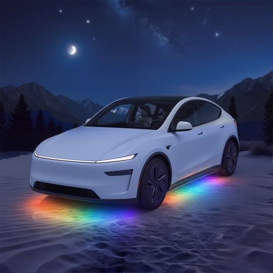 RGB Underglow LED Chassis Ambient Lighting Kit for Model Y Juniper/ YL / Model 3 Highland
