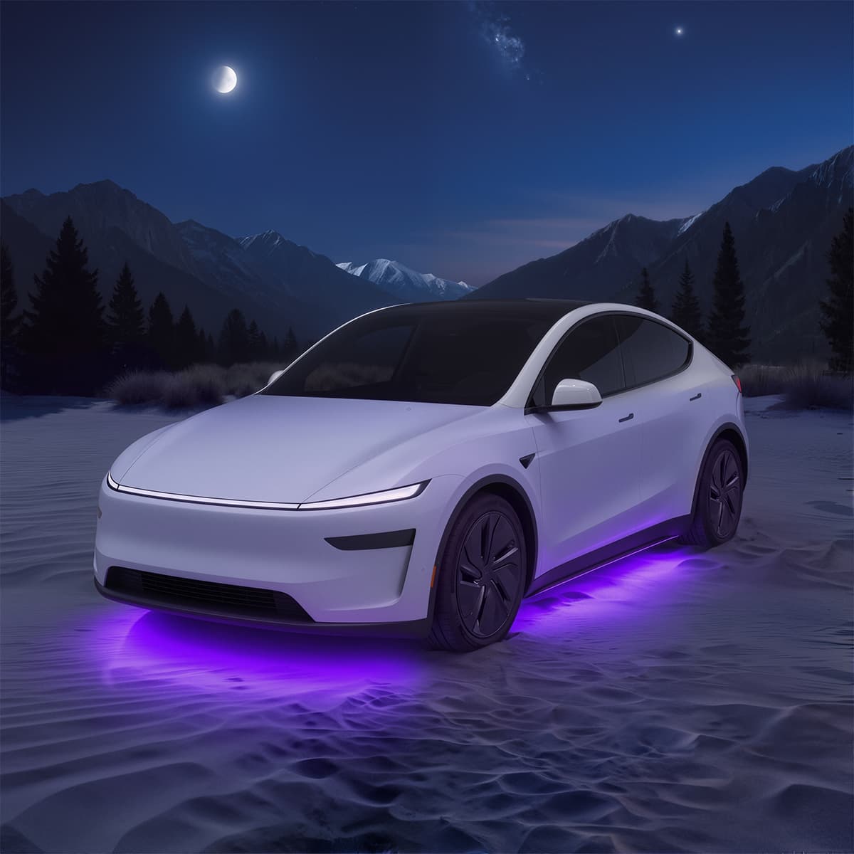 RGB Underglow LED Chassis Ambient Lighting Kit for Model Y Juniper/ YL / Model 3 Highland