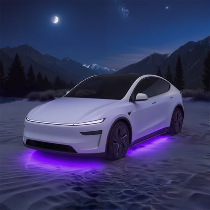 RGB Underglow LED Chassis Ambient Lighting Kit for Model Y Juniper/ YL / Model 3 Highland