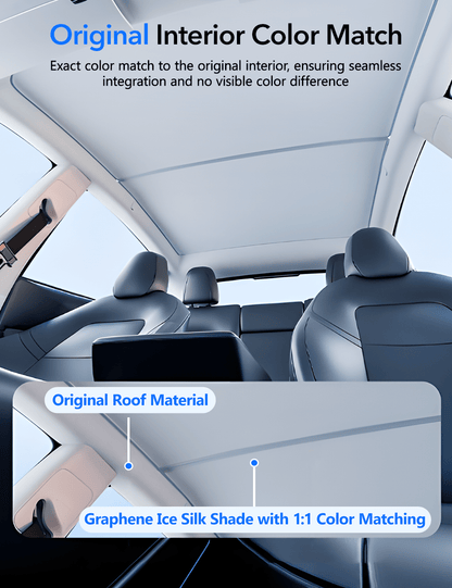 Glass Roof Sunshade for Tesla Model Y | TESERY