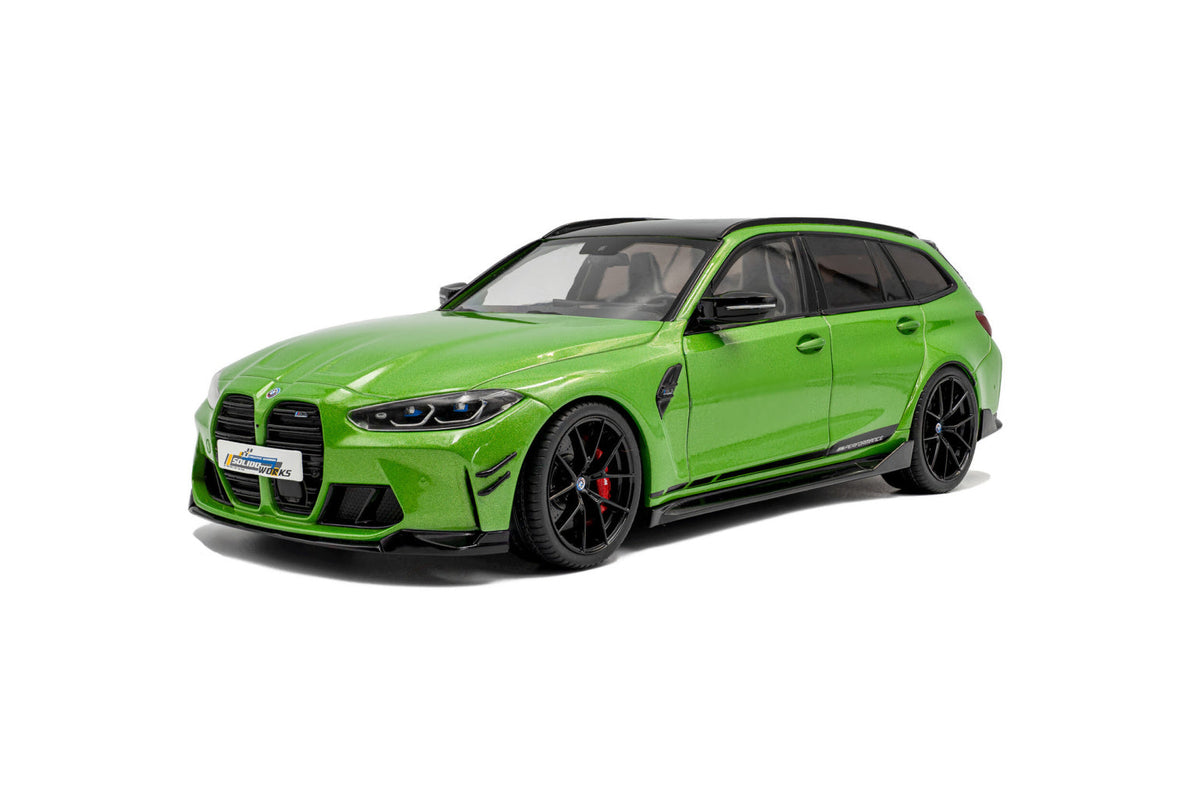 Solido 1:18 BMW M3 Touring With Performance Parts Green Metallic 2024 S1813703