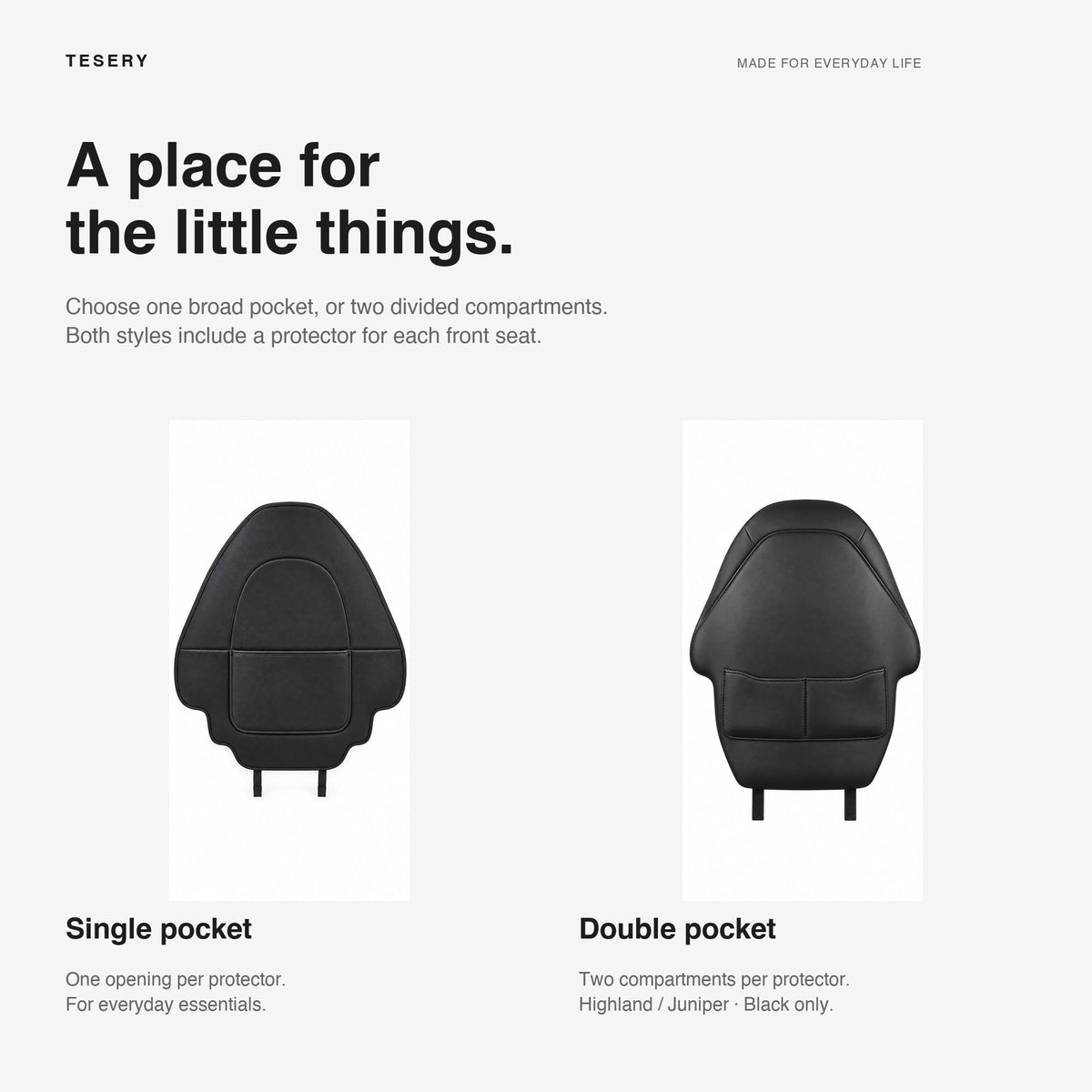 Seat Back Protector for Tesla Model 3 Highland & Model Y Juniper (2pcs)