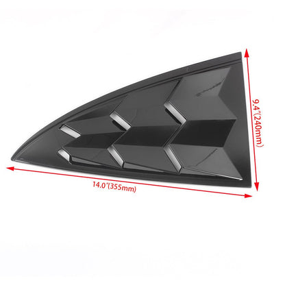Rear Side Window Louvers Trim for Tesla Model 3 [2 PCS]