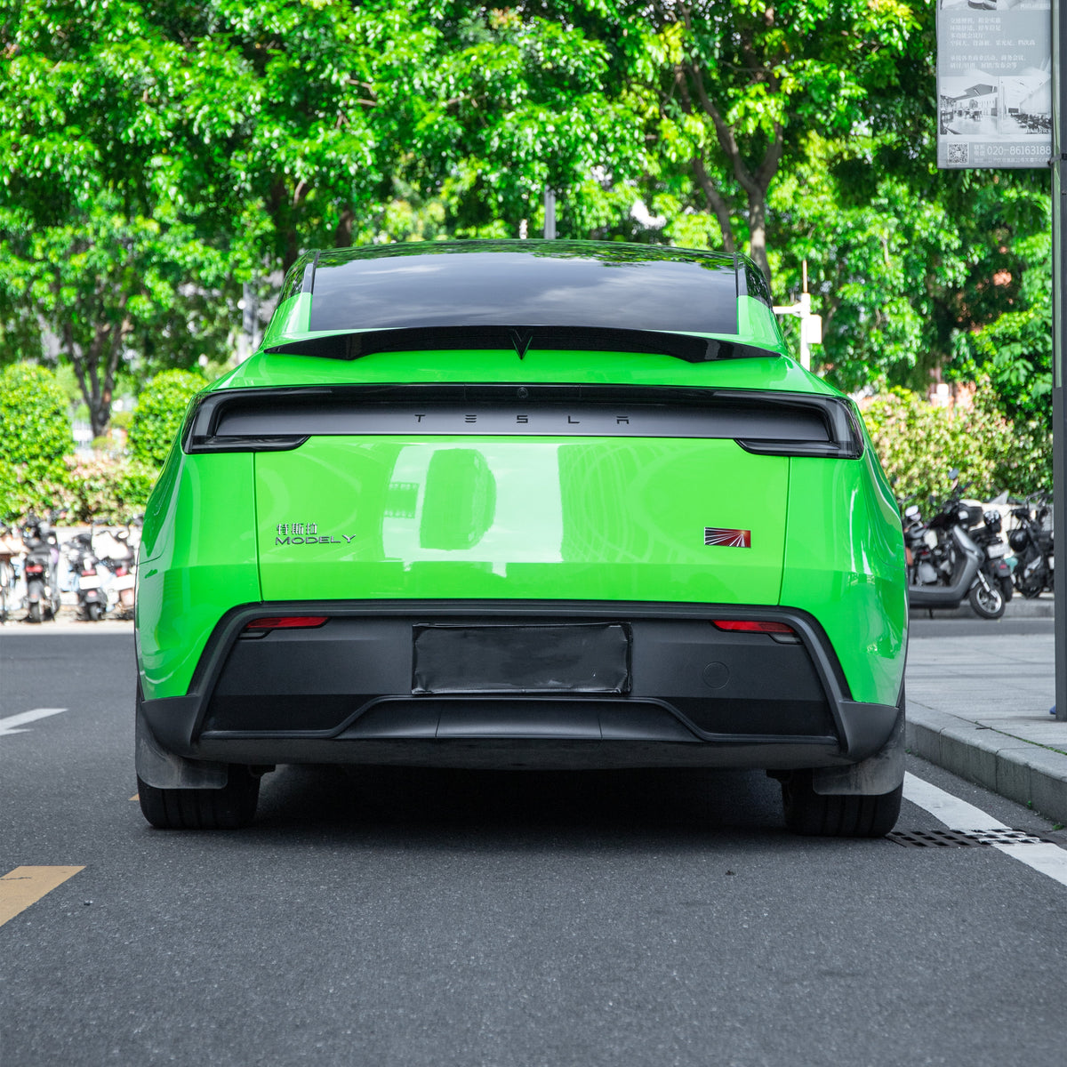 Sport Style ABS Plastic Rear Spoiler Wing for Model Y 2020-2026
