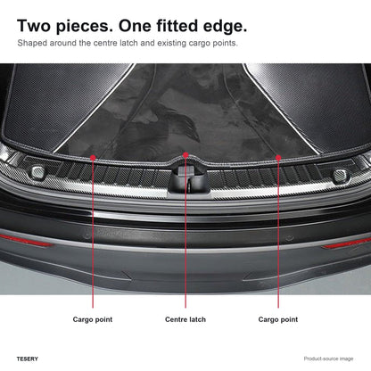 Stainless Steel Trunk Sill Protector for Tesla Model Y 2020–Mar 2025