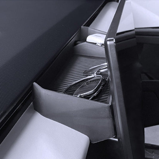 Storage Box Behind Navigation Screen for Cybertruck