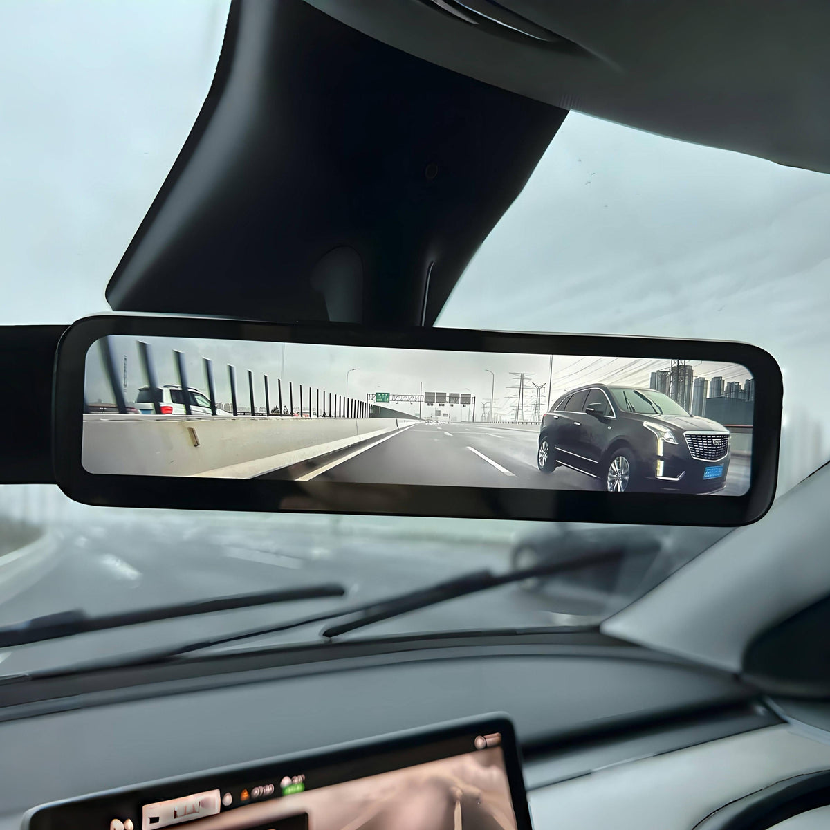 Flash Sale: Streaming Rearview Mirror Recorder for 9″ Model 3 Highland 丨Single Camera