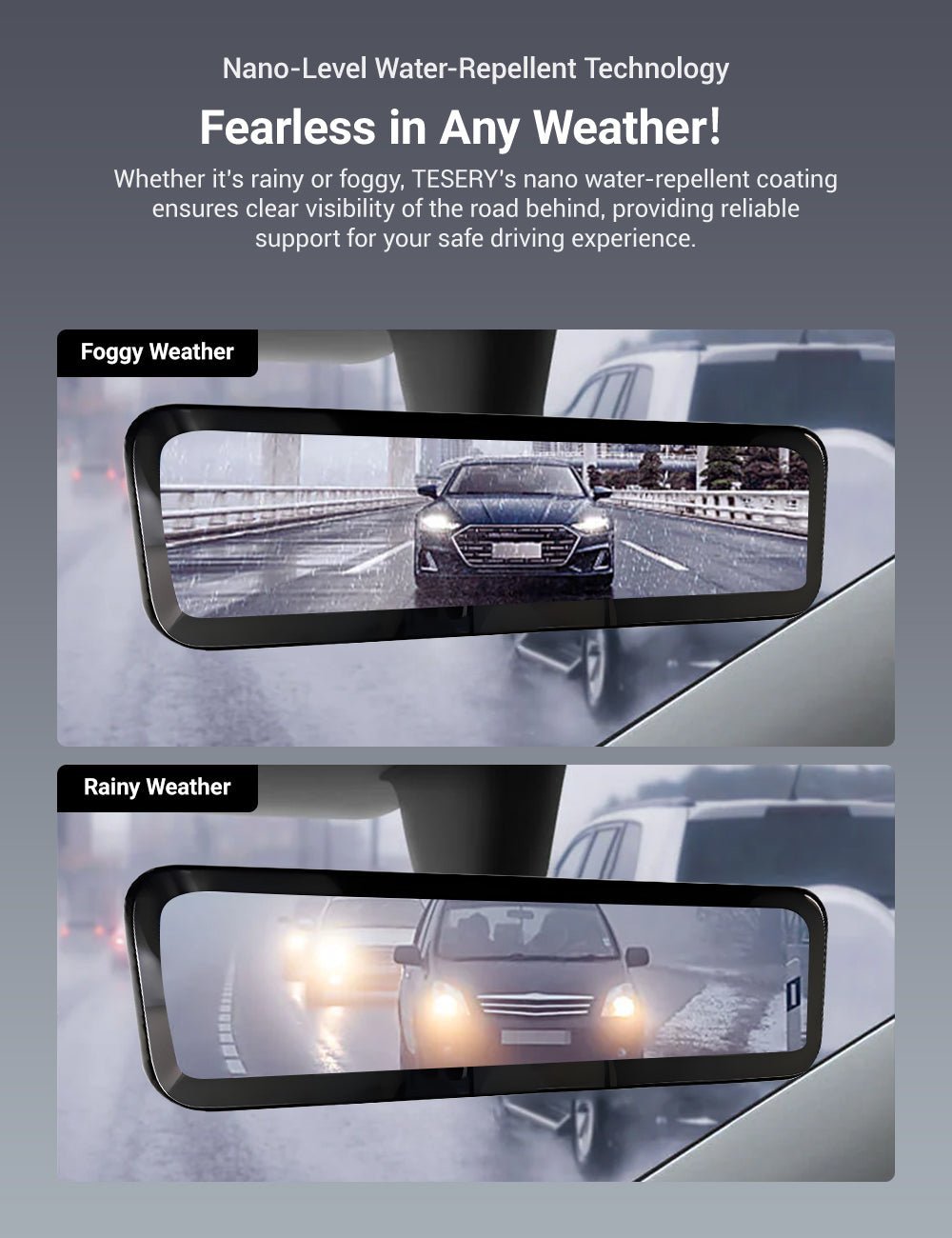 Flash Sale: Streaming Rearview Mirror Recorder for 9″ Model 3 Highland 丨Single Camera