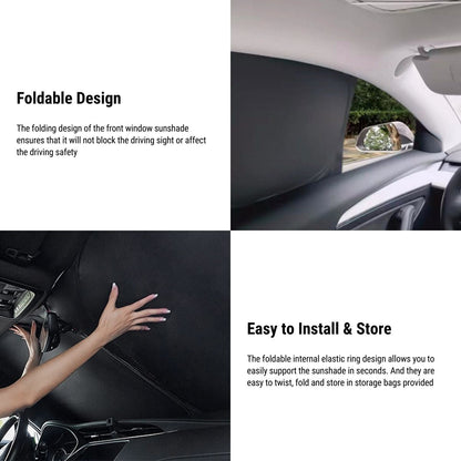 Sunshade Cover UV Blocking for Tesla Model X (12PCs)