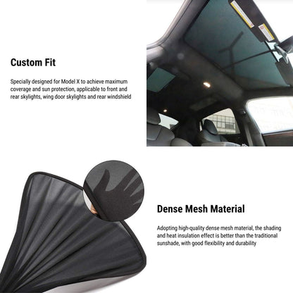 Sunshade for Model X (6 Pcs)