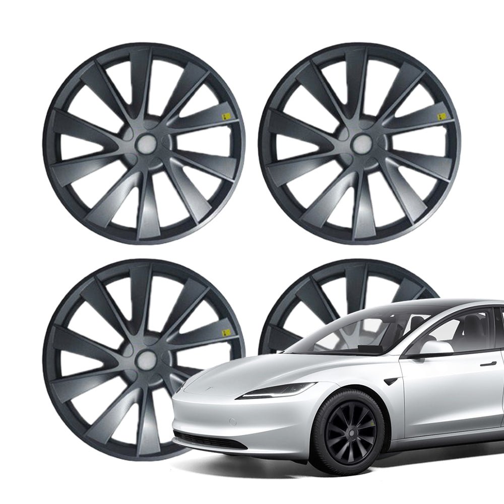 TESERY 18″ Hub Caps For Model 3 (4PCS)