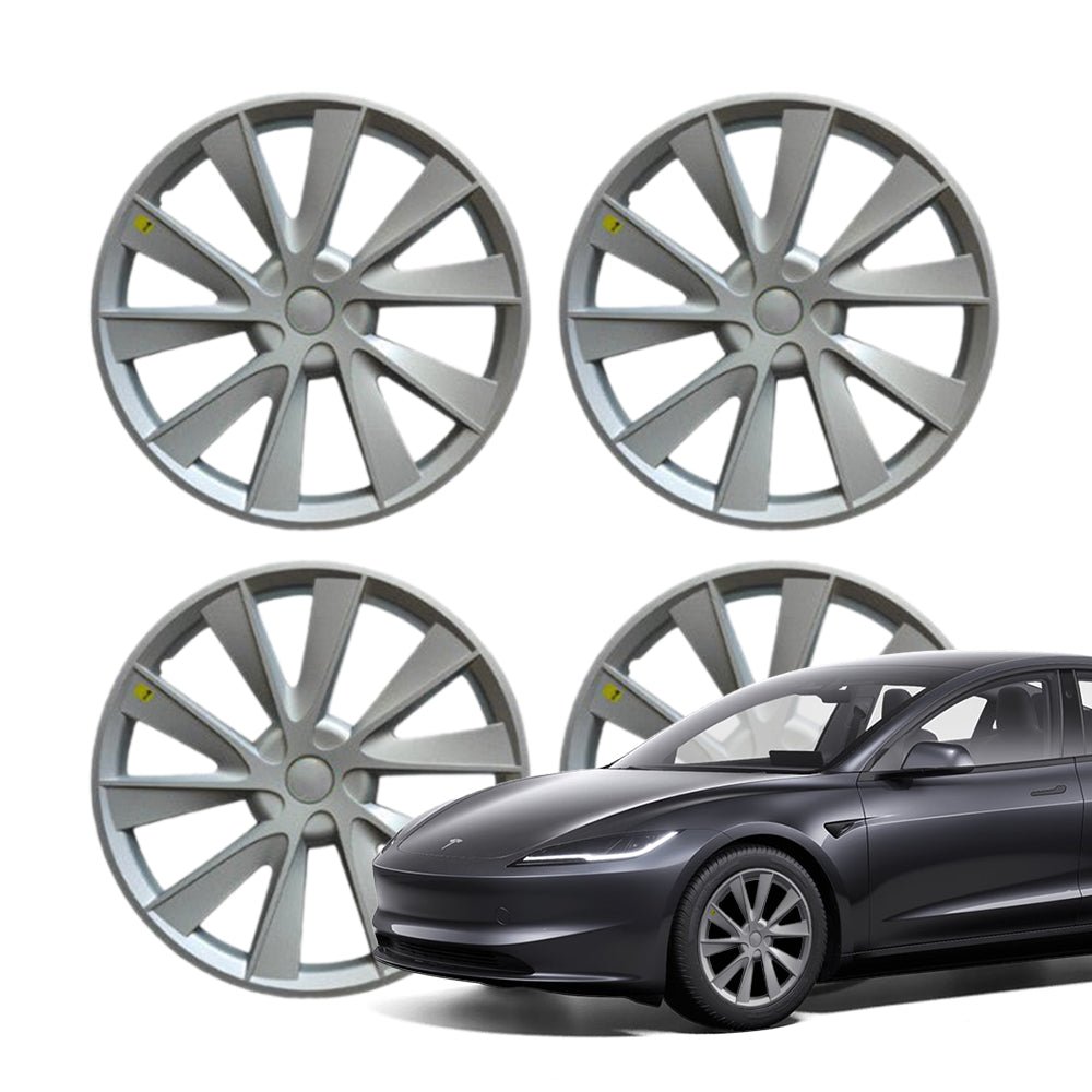TESERY 18″ Hub Caps For Model 3 (4PCS)