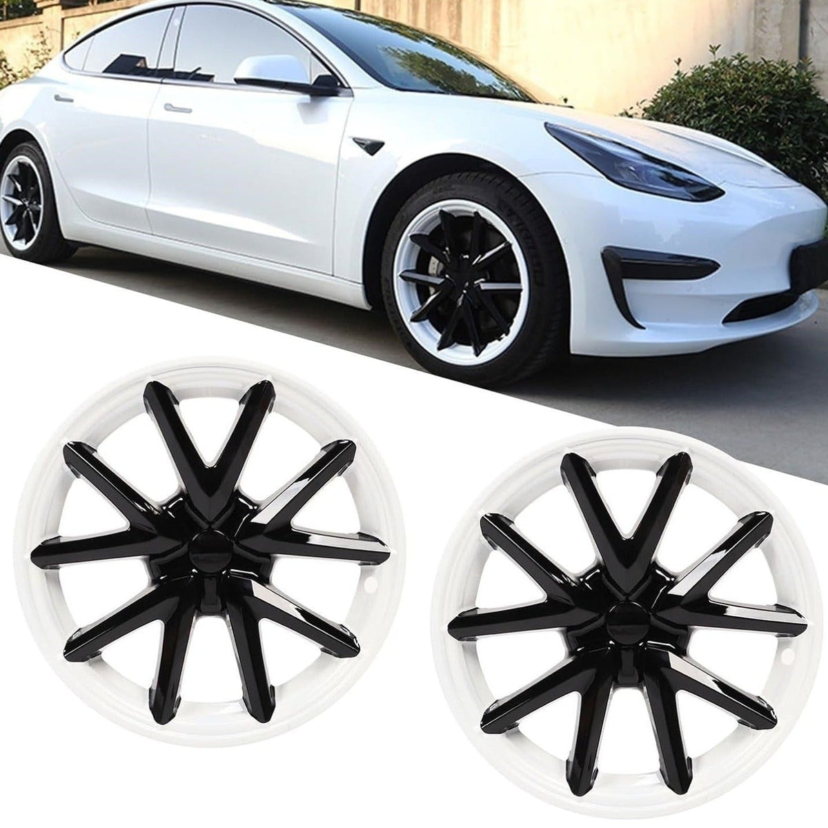 TESERY 18″ Wheel Covers For Tesla Model 3 (4PCS)