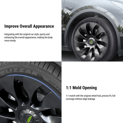 TESERY 19″ Wheel Covers for Model 3 (4PCS)