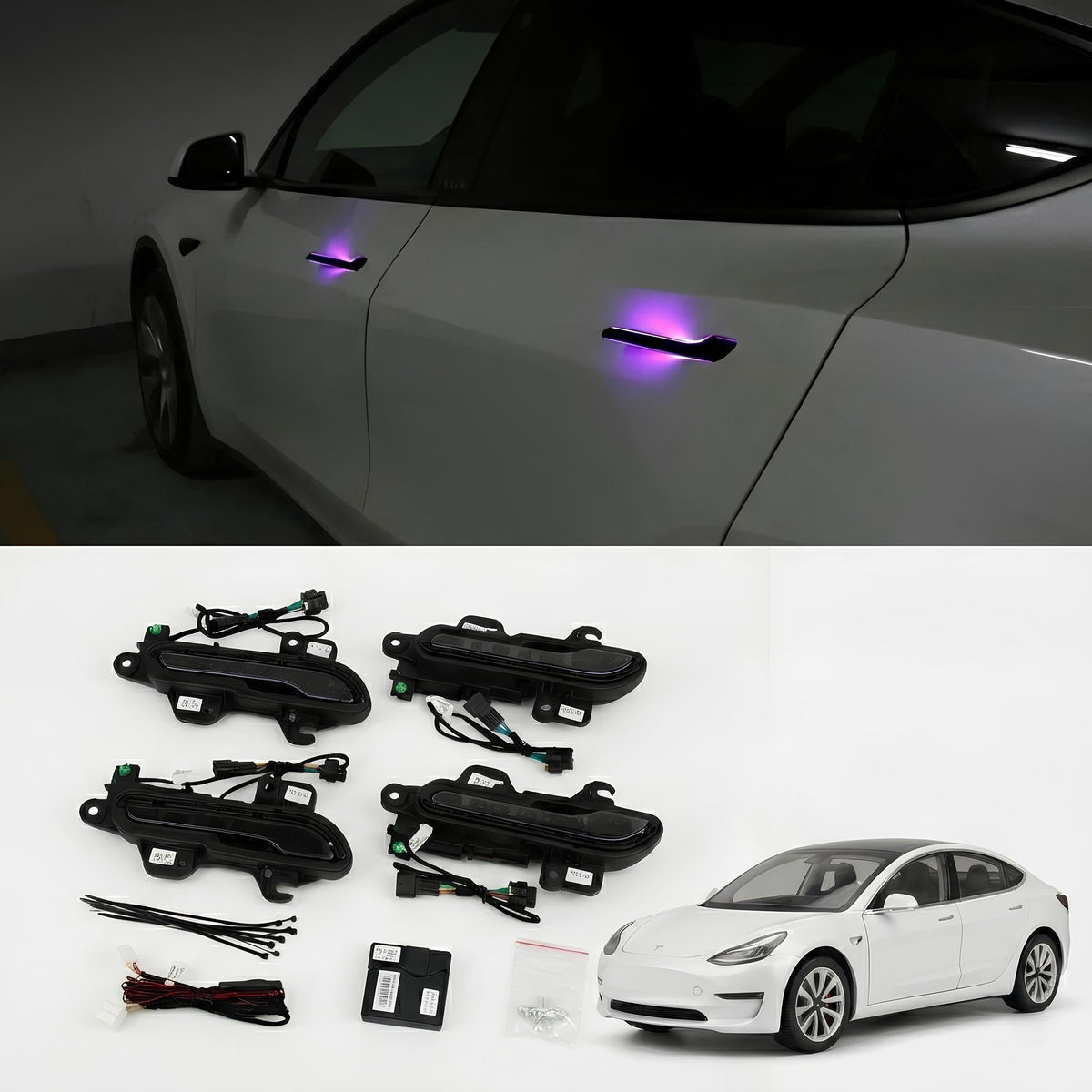 Wireless Automatic Door Handles for Model Y Juniper / Model 3 Highland | Tesery