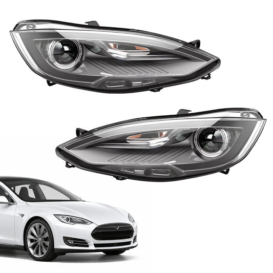 TESERY Bi-Xenon HID Headlight Replacement for Model S (12-15)
