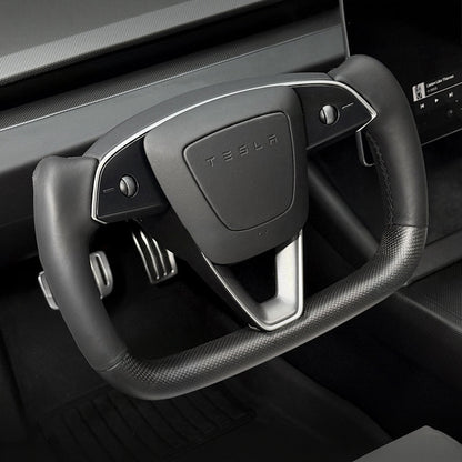TESERY Carbon Fiber Heated Yoke Steering Wheel for Model 3 Highland / Model Y Juniper