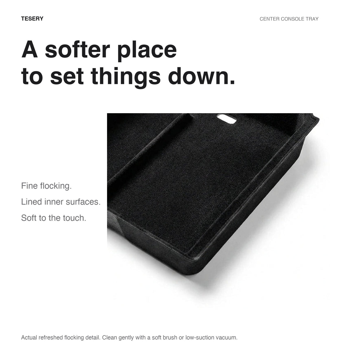 TESERY Center Console Tray for Model 3 & Model Y & Model YL