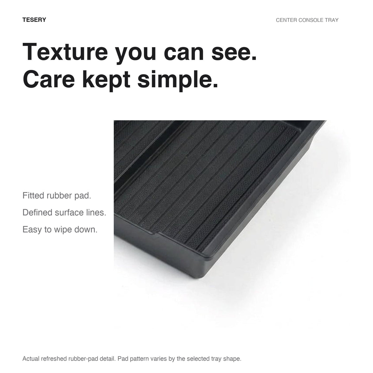TESERY Center Console Tray for Model 3 & Model Y & Model YL
