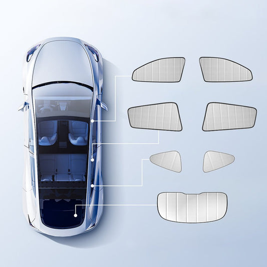 TESERY Foldable Window Shades for Model 3 & Model Y