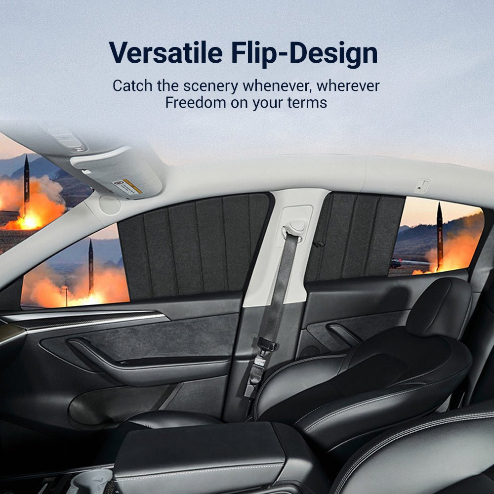 TESERY Foldable Window Shades for Model 3 & Model Y