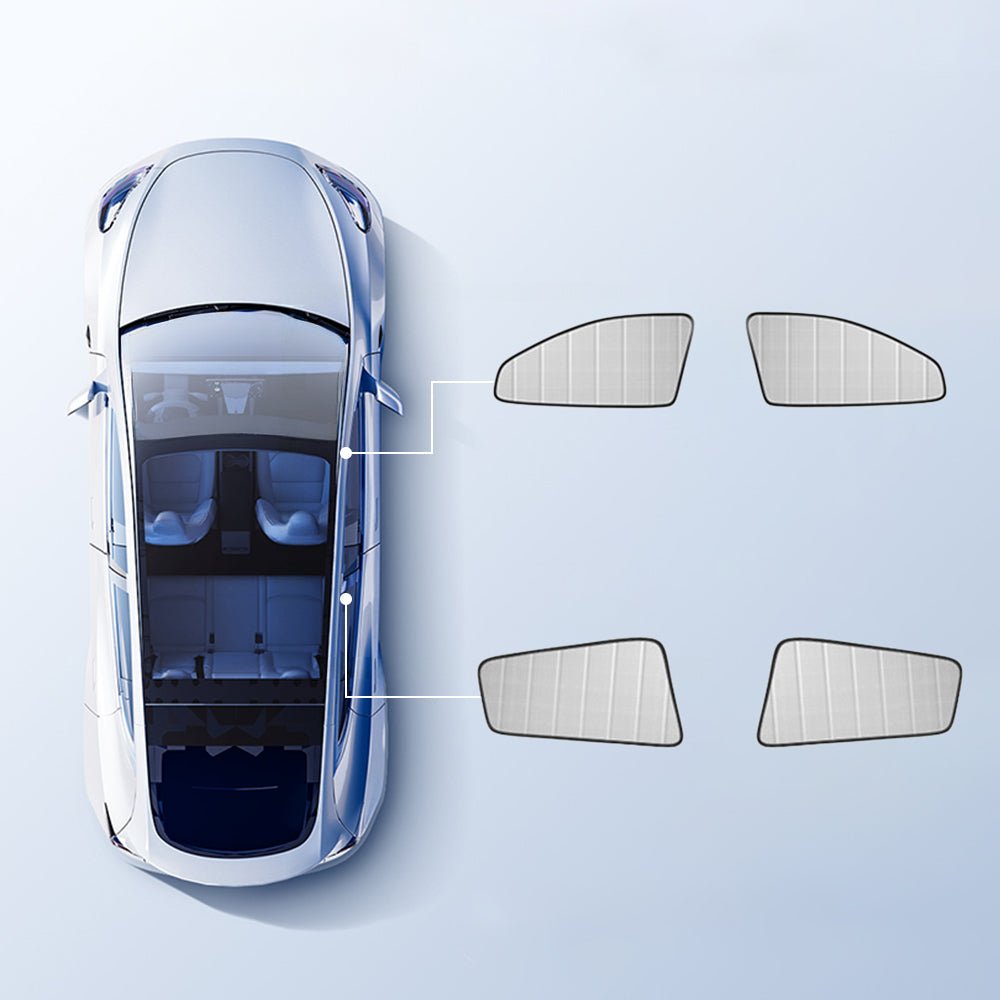 TESERY Foldable Window Shades for Model 3 & Model Y