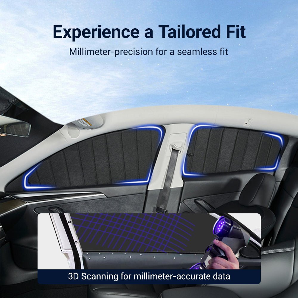 TESERY Foldable Window Shades for Model 3 & Model Y