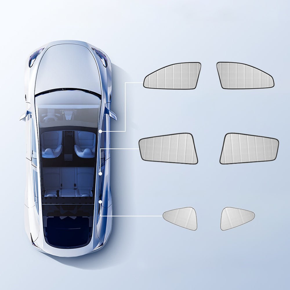 TESERY Foldable Window Shades for Model 3 & Model Y