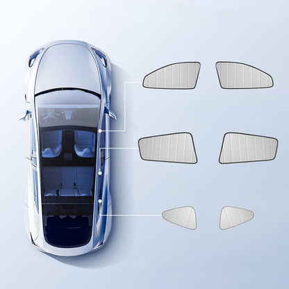 TESERY Foldable Window Shades for Model 3 & Model Y