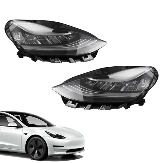 Full LED Headlight Replacement for Model 3 (17-20) & Model Y (20-21) 丨1077371/1077372