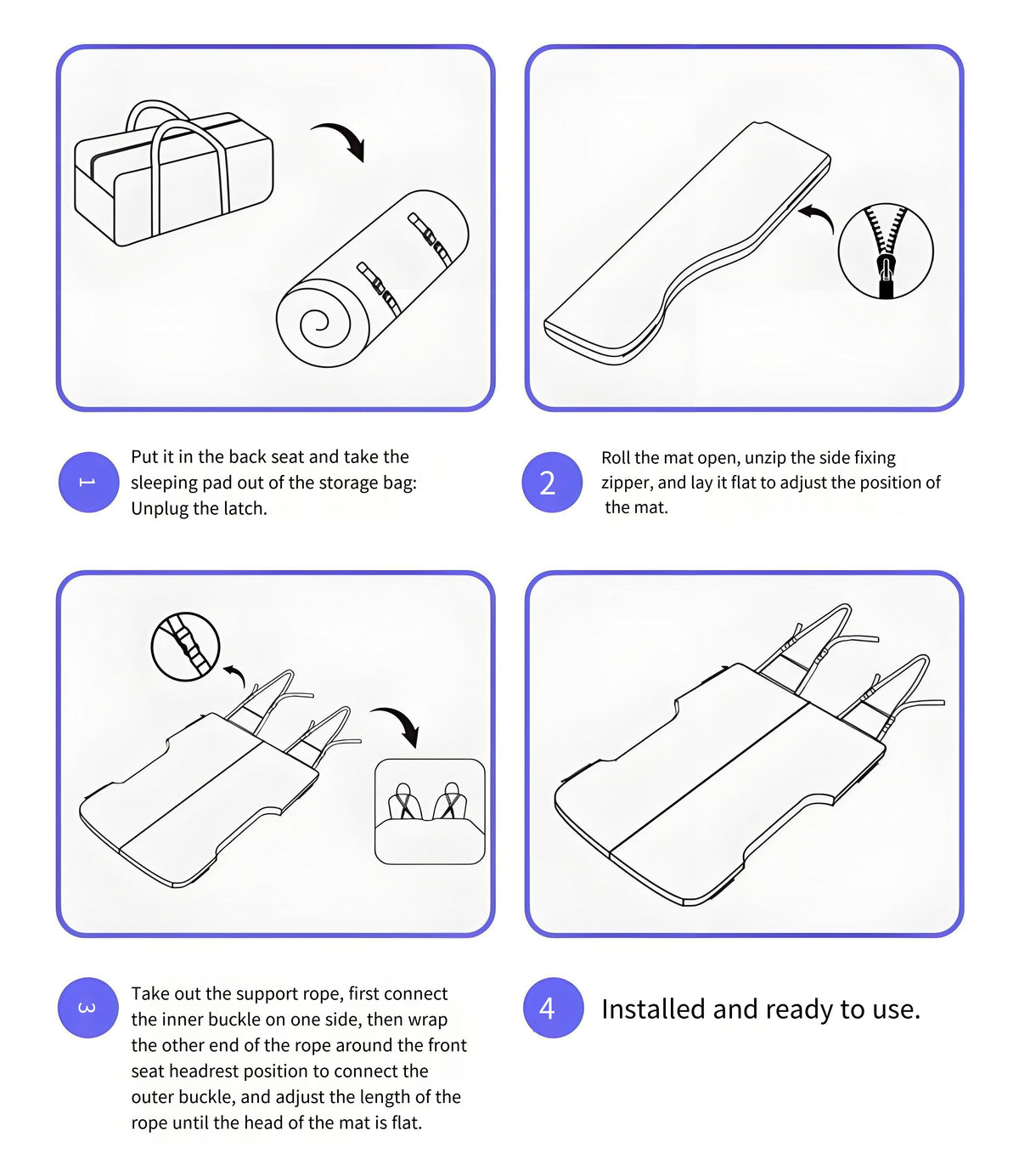 TESERY Ice-Feel Cooling Mattress for Model Y Juniper
