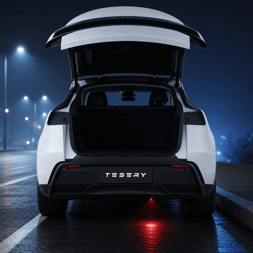 TESERY Laser-Guided Kick-to-Open Trunk Sensor Light for Model Y (2020–2026)