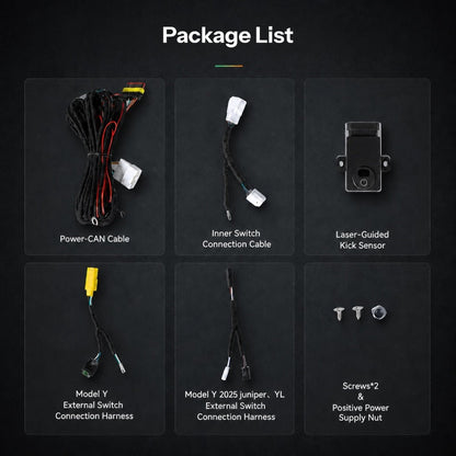 TESERY Laser-Guided Kick-to-Open Trunk Sensor Light for Model Y (2020–2026)