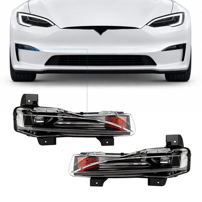 TESERY LED Fog Light Replacement for Model S (22-26)