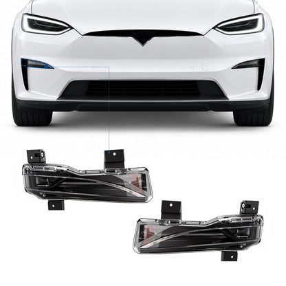 TESERY LED Fog Light Replacement for Model X (22-26)
