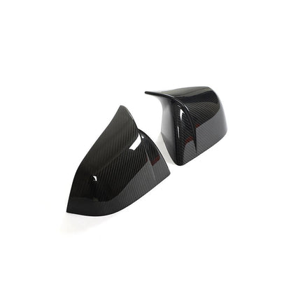 TESERY Mirror Caps for Model Y / 3 ( Sporty Style ) - Dry Carbon Fiber Exterior Mods