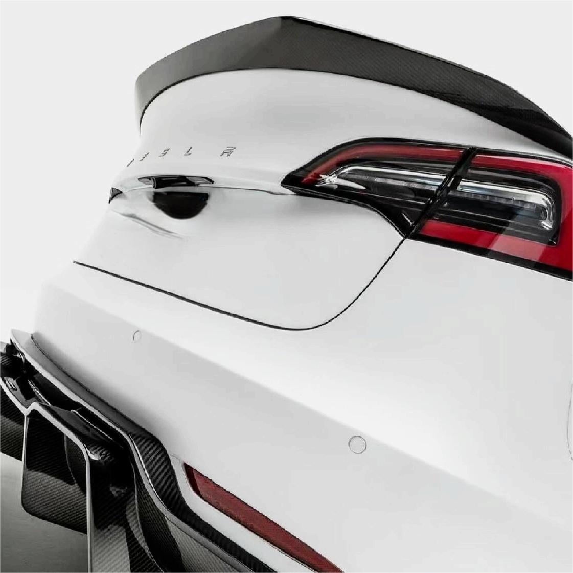 TESERY Model 3 / Y Carbon Fiber Spoiler | V-Style