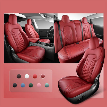 Flash Sale: TESERY Nappa Leather Seat Covers for Model 3 Highland & Model Y Juniper