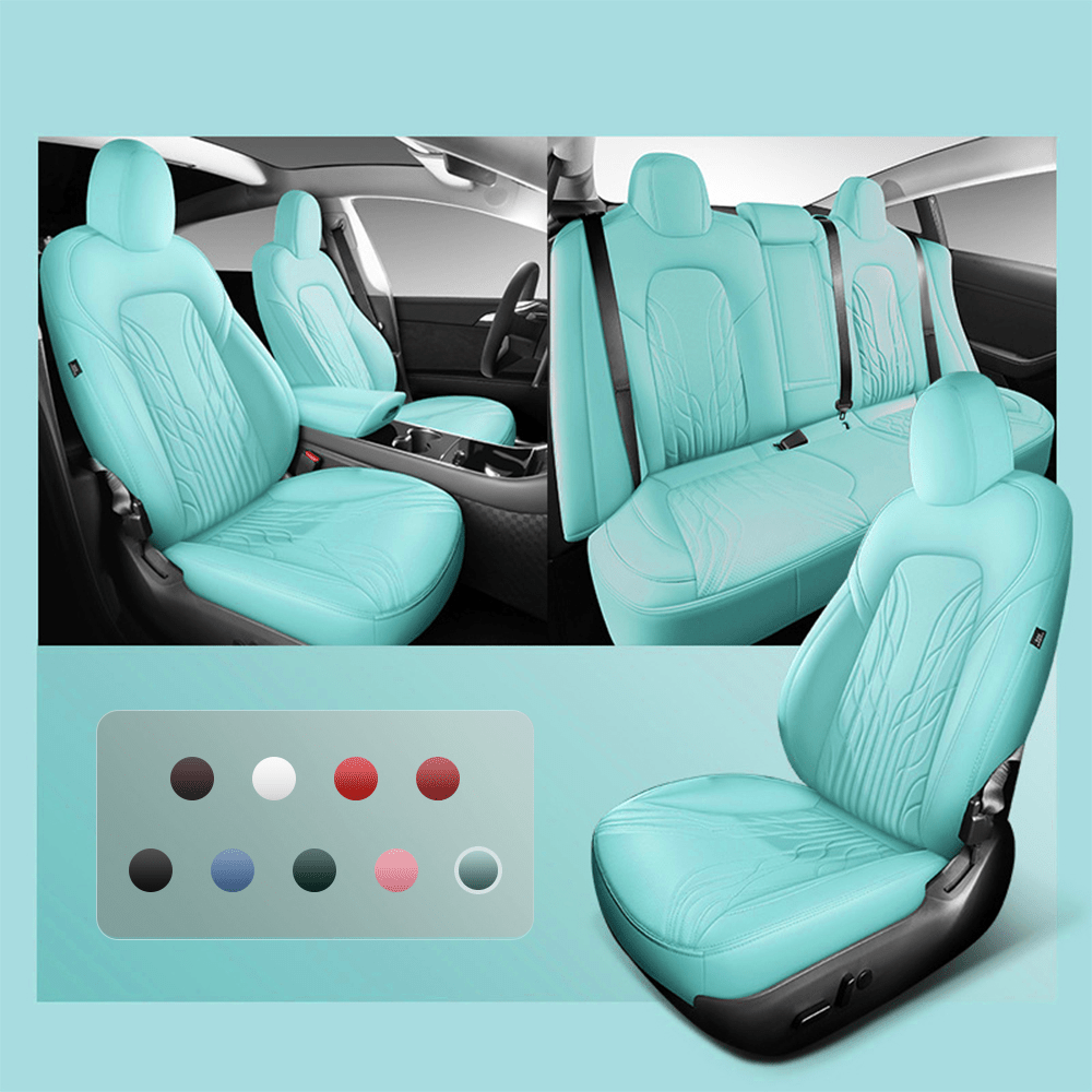Flash Sale: TESERY Nappa Leather Seat Covers for Model 3 Highland & Model Y Juniper