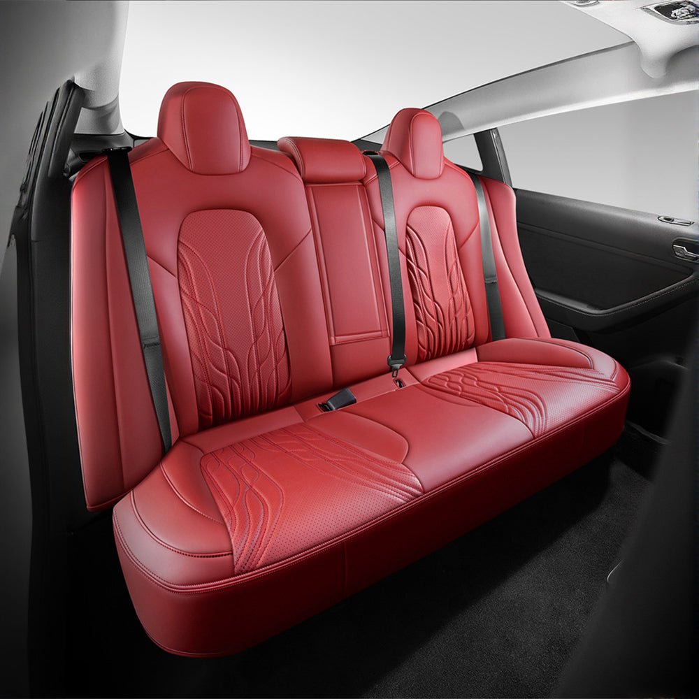 Flash Sale: TESERY Nappa Leather Seat Covers for Model 3 Highland & Model Y Juniper