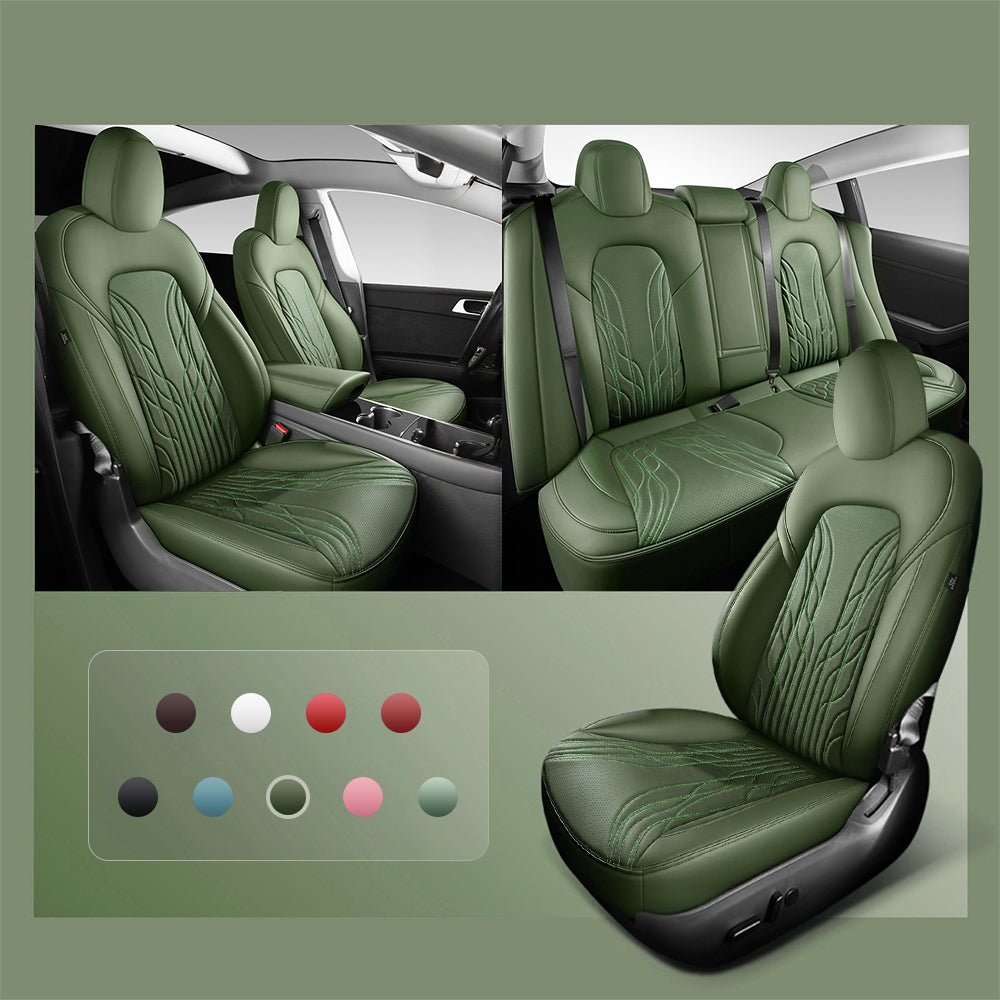 Flash Sale: TESERY Nappa Leather Seat Covers for Model 3 Highland & Model Y Juniper