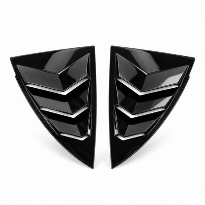 TESERY Rear Side Window Louvers Cover for Model Y | 3 Finishes | 2-Pack