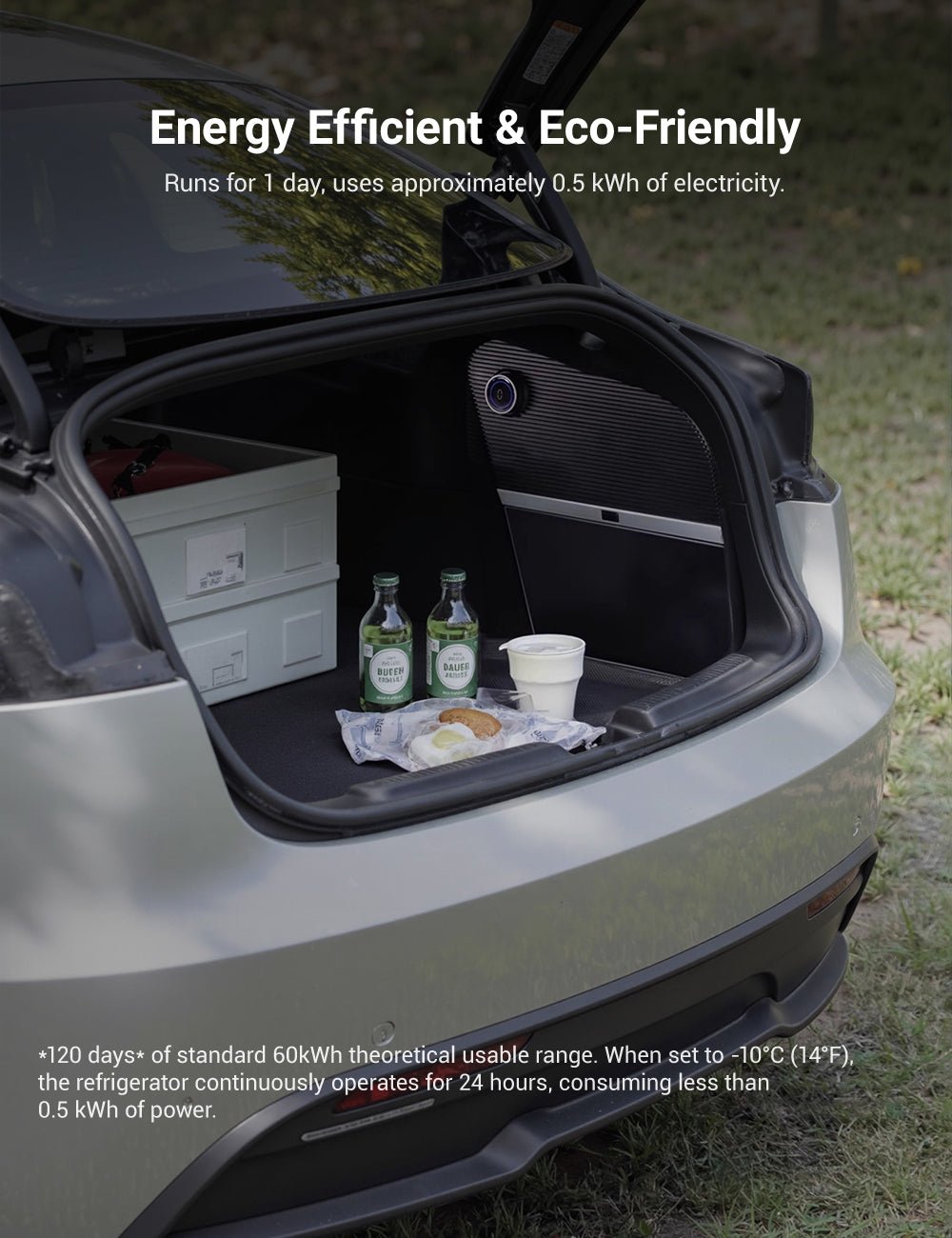 Model 3 Highland Rear Trunk Refrigerator | TESERY
