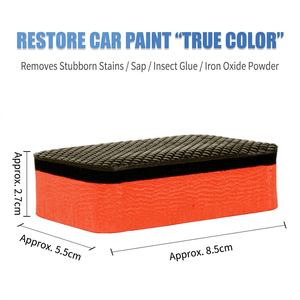 Tesery Reusable Clay Sponge Pad | Detailing & Decontamination