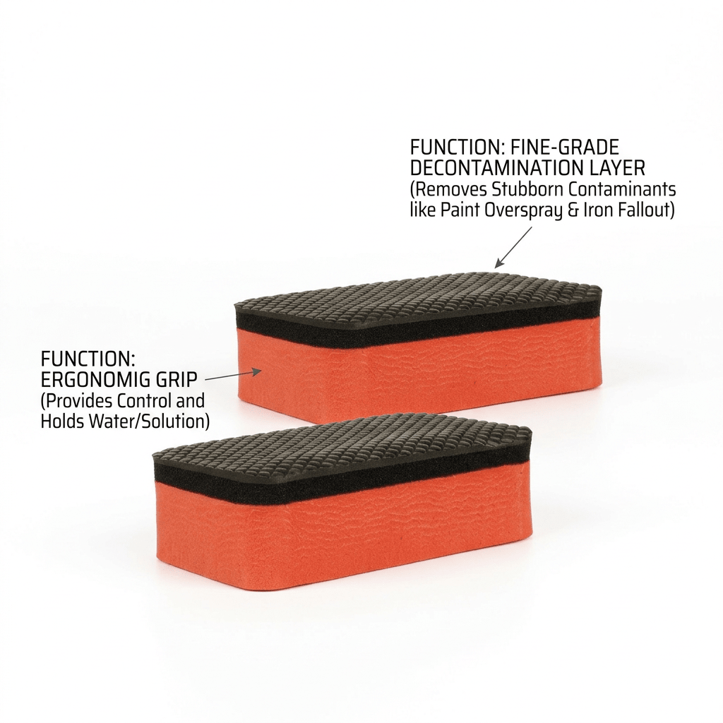 Tesery Reusable Clay Sponge Pad | Detailing & Decontamination